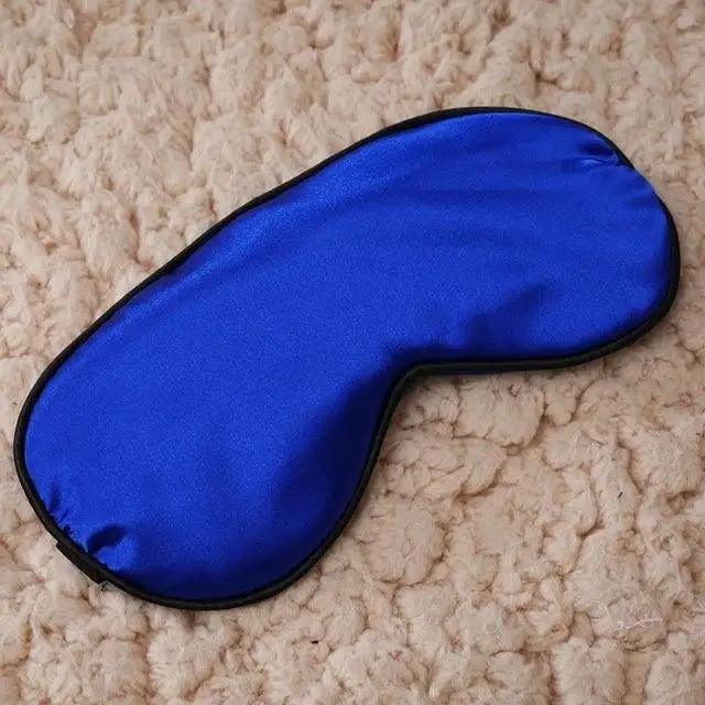 Smooth Pure Silk Sleep Rest Eye Mask Padded Shade Cover Travel Relax Eye Mask Sleeping Mask Comfortable Sleep Eye Cover