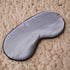 Smooth Pure Silk Sleep Rest Eye Mask Padded Shade Cover Travel Relax Eye Mask Sleeping Mask Comfortable Sleep Eye Cover