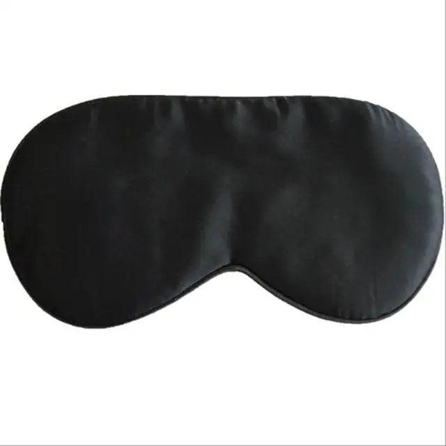 Smooth Pure Silk Sleep Rest Eye Mask Padded Shade Cover Travel Relax Eye Mask Sleeping Mask Comfortable Sleep Eye Cover