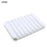 Soap Box Lotus Shape Non - slip Portable Silicone for Water Draining Solid Color Draining Soap Dish Bathroom