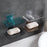 Soap Rack No Drilling Wall Mounted Double Layer Soap Holder Soap Sponge Dish Bathroom Accessories Soap Dishes Self