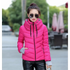 Soft And Comfortable Winter Jacket For Women Short Women’s Thicken Outerwear In solid hooded Coats Zipper For Female