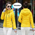 Soft And Comfortable Winter Jacket For Women Short Women’s Thicken Outerwear In solid hooded Coats Zipper For Female