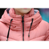 Soft And Comfortable Winter Jacket For Women Short Women’s Thicken Outerwear In solid hooded Coats Zipper For Female