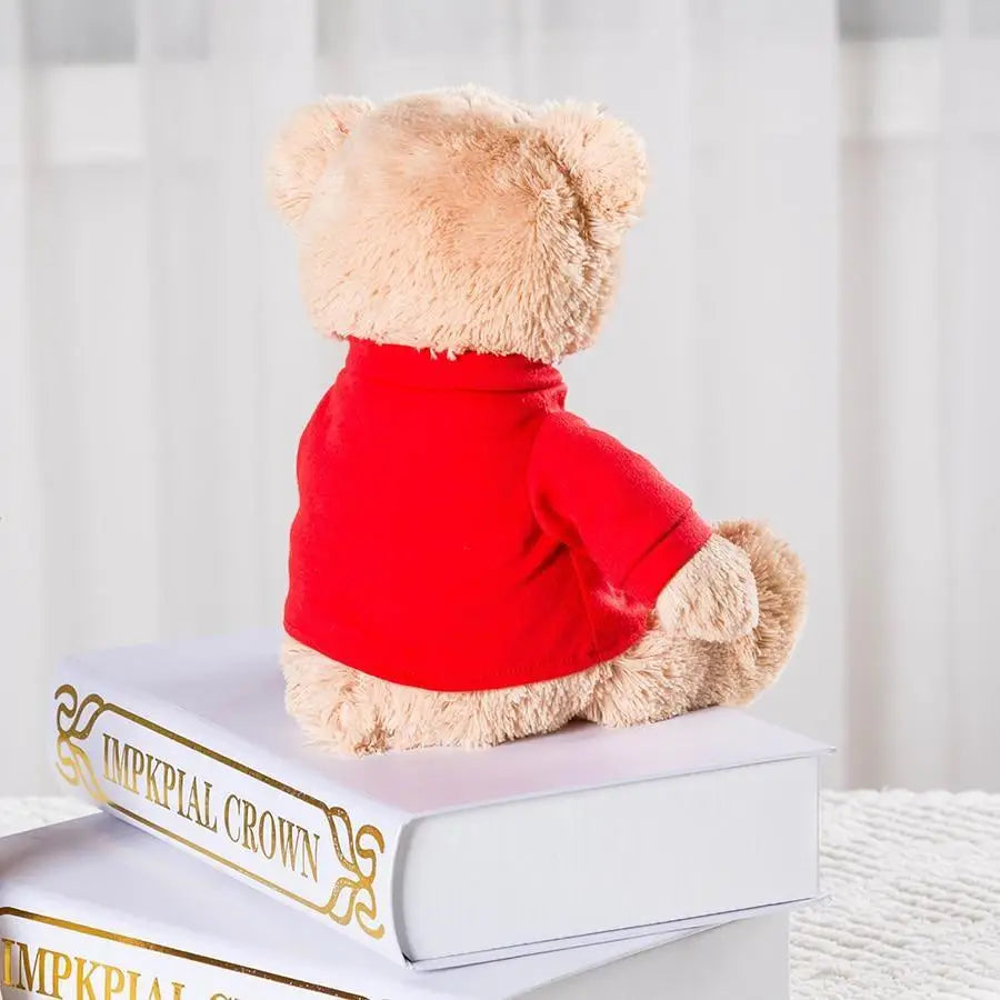 Soft And Cute Teddy Bear Stuffed Animals Plush Toy I Love You Teddy Bear with Removable T - Shirt Gift for Kids 11’