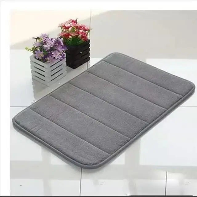 Soft Colorful Home Non-slip Comfortable Memory Foam Bath Mat Bathroom Carpet Water Absorbent Washable Toilet Rug Floor Mat - STEVVEX Decor - 751, bath, bath mat, bath memory foam mat, bathroom carpet, bathroom mat, carpet, colorful carpet, colorful mat, comfortable bath floor mat, comfortable mat, floor mat, mat, memory foam mat, non slip bath mat, soft mat, toilet mat - Stevvex.com