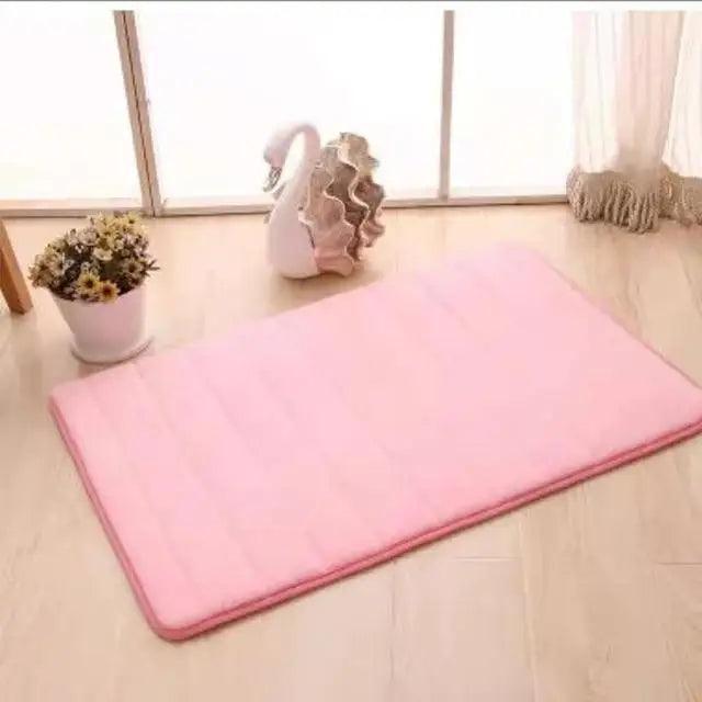 Soft Colorful Home Non-slip Comfortable Memory Foam Bath Mat Bathroom Carpet Water Absorbent Washable Toilet Rug Floor Mat - STEVVEX Decor - 751, bath, bath mat, bath memory foam mat, bathroom carpet, bathroom mat, carpet, colorful carpet, colorful mat, comfortable bath floor mat, comfortable mat, floor mat, mat, memory foam mat, non slip bath mat, soft mat, toilet mat - Stevvex.com