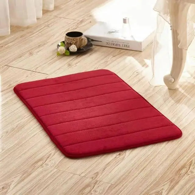 Soft Colorful Home Non-slip Comfortable Memory Foam Bath Mat Bathroom Carpet Water Absorbent Washable Toilet Rug Floor Mat - STEVVEX Decor - 751, bath, bath mat, bath memory foam mat, bathroom carpet, bathroom mat, carpet, colorful carpet, colorful mat, comfortable bath floor mat, comfortable mat, floor mat, mat, memory foam mat, non slip bath mat, soft mat, toilet mat - Stevvex.com