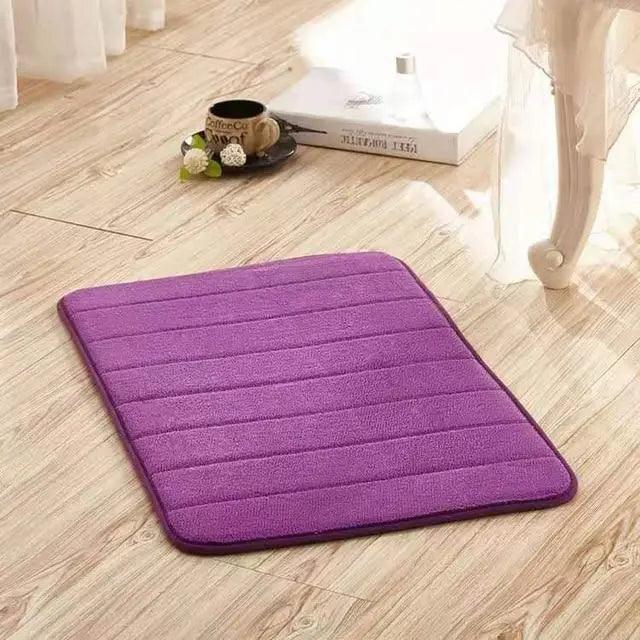 Soft Colorful Home Non-slip Comfortable Memory Foam Bath Mat Bathroom Carpet Water Absorbent Washable Toilet Rug Floor Mat - STEVVEX Decor - 751, bath, bath mat, bath memory foam mat, bathroom carpet, bathroom mat, carpet, colorful carpet, colorful mat, comfortable bath floor mat, comfortable mat, floor mat, mat, memory foam mat, non slip bath mat, soft mat, toilet mat - Stevvex.com