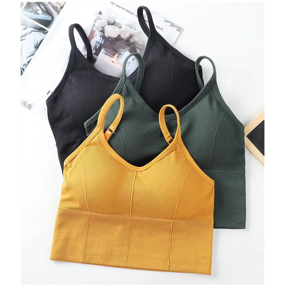 Soft Cotton Sports Bras For Women Push Up Solid Sports Bra Jogging Gym Women Sports Bra Girl Underwear Fitness Running