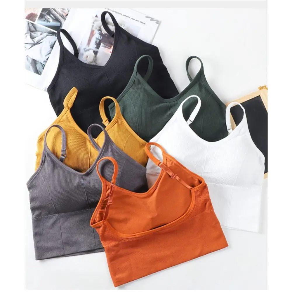 Soft Cotton Sports Bras For Women Push Up Solid Sports Bra Jogging Gym Women Sports Bra Girl Underwear Fitness Running