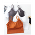 Soft Cotton Sports Bras For Women Push Up Solid Sports Bra Jogging Gym Women Sports Bra Girl Underwear Fitness Running