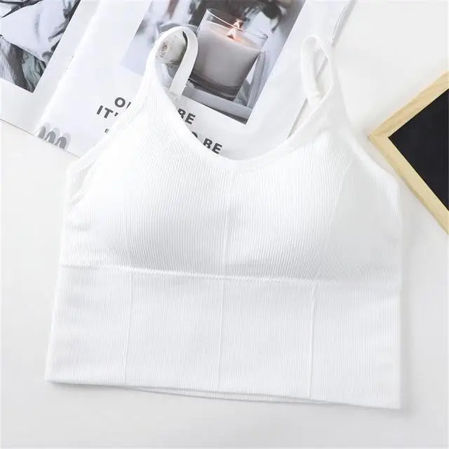 Soft Cotton Sports Bras For Women Push Up Solid Sports Bra Jogging Gym Women Sports Bra Girl Underwear Fitness Running