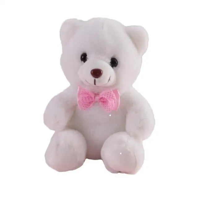 Soft Plush Doll Light Up LED Teddy Bear Stuffed Animals Mini Glow Bear Plush Toy Creative Colorful Glowing Teddy Bear