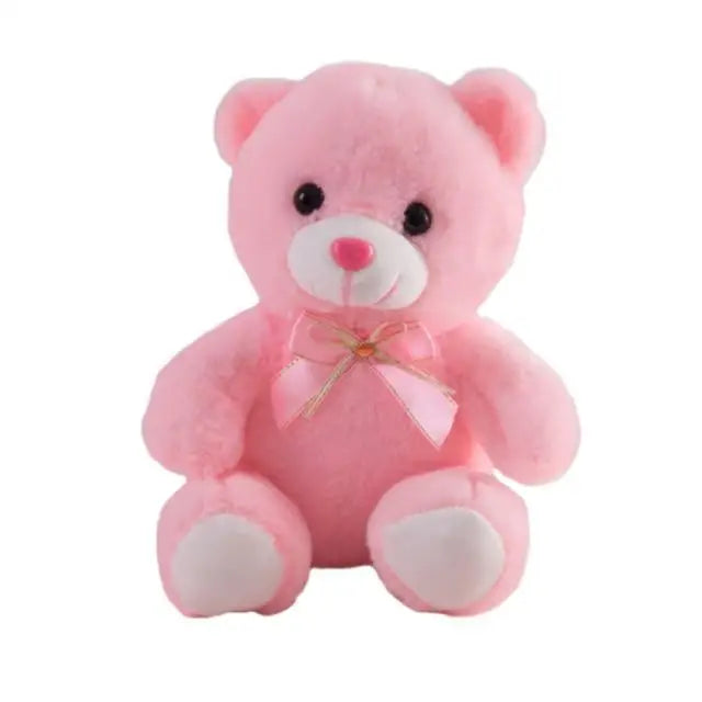 Soft Plush Doll Light Up LED Teddy Bear Stuffed Animals Mini Glow Bear Plush Toy Creative Colorful Glowing Teddy Bear