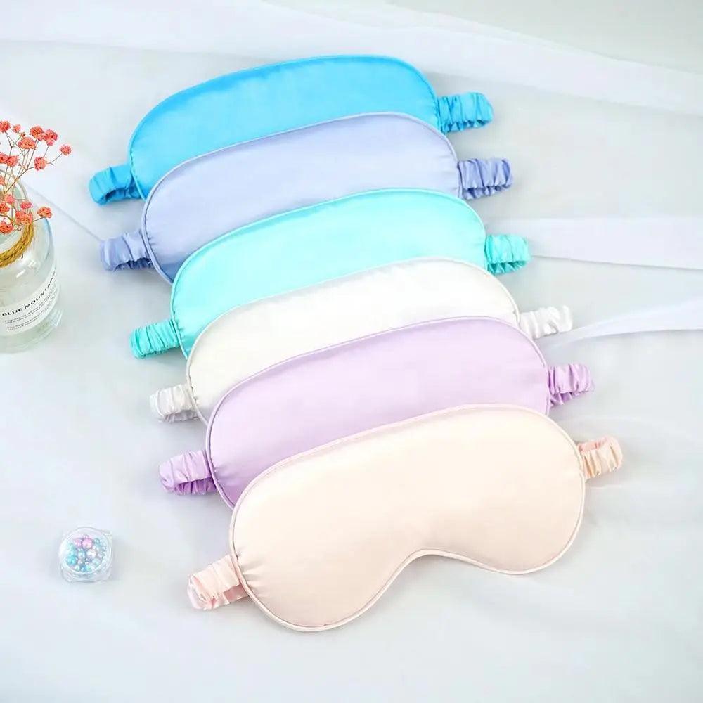 Soft Silk Sleep Eye Mask Portable Travel Eye Patch Nap Eye Patch Super Smooth Eye Mask Eye Cover Sleeping Mask Night