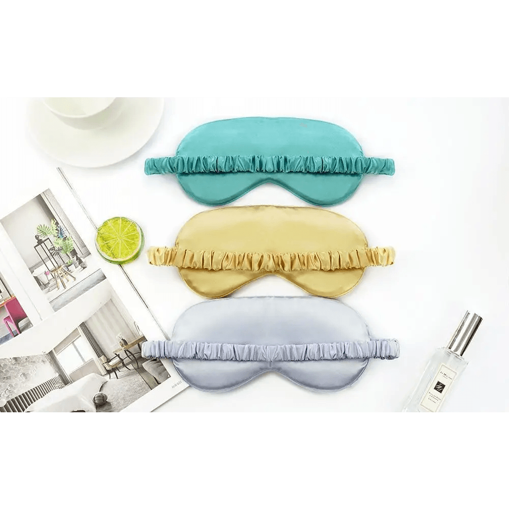 Soft Silk Sleep Eye Mask Portable Travel Eye Patch Nap Eye Patch Super Smooth Eye Mask Eye Cover Sleeping Mask Night