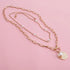 Sparkling Pearl Coin Pendant And Choker Necklace for Women And Girls Wedding Gold Color Long Chain Necklace Jewelry