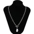 Sparkling Pearl Coin Pendant And Choker Necklace for Women And Girls Wedding Gold Color Long Chain Necklace Jewelry