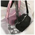 Sparkling Rhinestone Bag For Females Mini Portable Hand Bag Diamond Messenger Bag Fashionable Zipper Feminina Evening