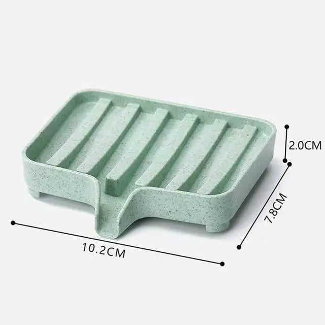 Sponge Holder PP Wheat Straw Storage Rack Drain Soap Box Tray Soapbox 1 Pcs Shower Soap Tray Tool Soap Dish Plate