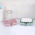 Sponge Holder PP Wheat Straw Storage Rack Drain Soap Box Tray Soapbox 1 Pcs Shower Soap Tray Tool Soap Dish Plate