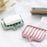 Sponge Holder PP Wheat Straw Storage Rack Drain Soap Box Tray Soapbox 1 Pcs Shower Soap Tray Tool Soap Dish Plate