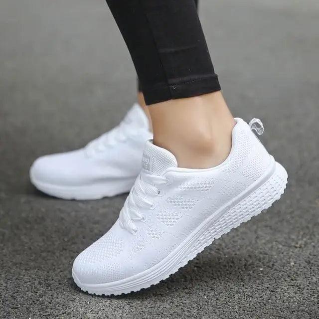 Sport Woman Tenis Sneakers Casual Elegant Comfort Soft Breathable Modern Sneakers - ALLURELATION - 502, Casual Sneakers, Comfort Sneakers, Elegant Sneakers, Luxury Sneakers, New Style, Sneakers, Sport Sneakers, Sport Women Sneakers, Stylish Sneakers, Summer Sneakers, White Sneakers, Women Sneakers, Womens Sneakers - Stevvex.com