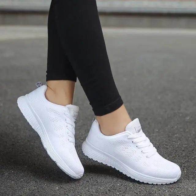 Sport Woman Tenis Sneakers Casual Elegant Comfort Soft Breathable Modern Sneakers - ALLURELATION - 502, Casual Sneakers, Comfort Sneakers, Elegant Sneakers, Luxury Sneakers, New Style, Sneakers, Sport Sneakers, Sport Women Sneakers, Stylish Sneakers, Summer Sneakers, White Sneakers, Women Sneakers, Womens Sneakers - Stevvex.com