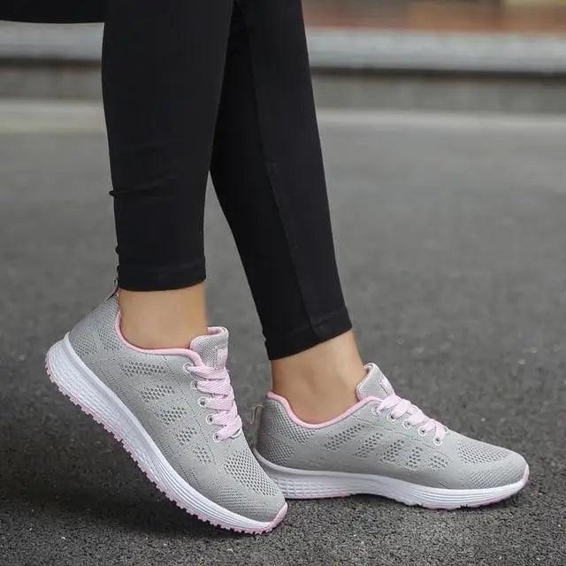 Sport Woman Tenis Sneakers Casual Elegant Comfort Soft Breathable Modern Sneakers - ALLURELATION - 502, Casual Sneakers, Comfort Sneakers, Elegant Sneakers, Luxury Sneakers, New Style, Sneakers, Sport Sneakers, Sport Women Sneakers, Stylish Sneakers, Summer Sneakers, White Sneakers, Women Sneakers, Womens Sneakers - Stevvex.com