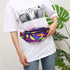 Sports Running Stylish Waist Belt Colorful Printed Cross Body Fashion Chest Bag New Travel And Outdoor Chest Bag