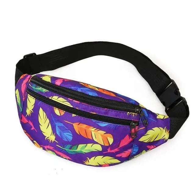 Sports Running Stylish Waist Belt Colorful Printed Cross Body Fashion Chest Bag New Travel And Outdoor Chest Bag - 7