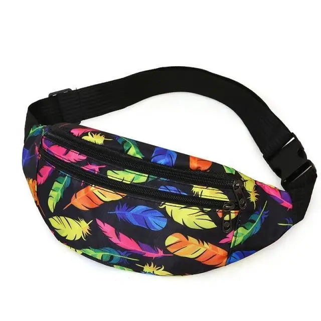 Sports Running Stylish Waist Belt Colorful Printed Cross Body Fashion Chest Bag New Travel And Outdoor Chest Bag - 5