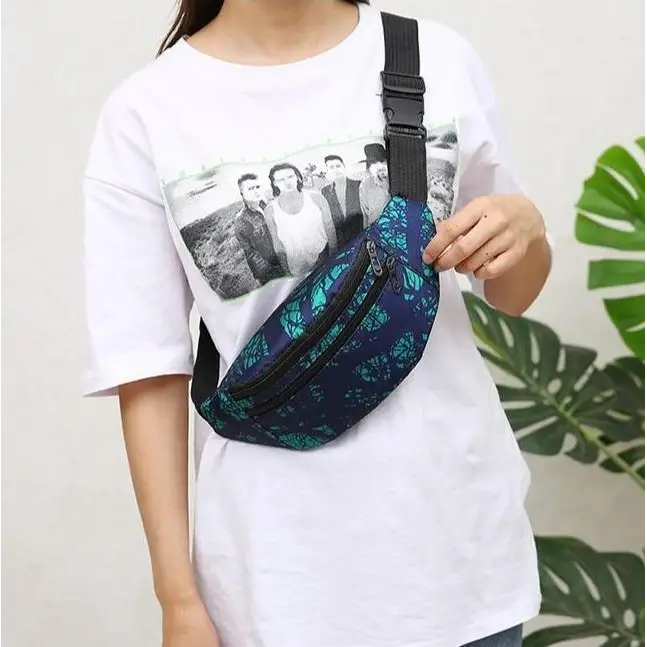 Sports Running Stylish Waist Belt Colorful Printed Cross Body Fashion Chest Bag New Travel And Outdoor Chest Bag