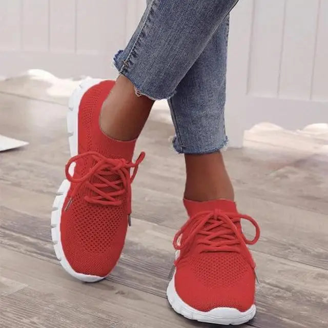 Spring Flat Women's Sneakers Casual Summer Light Mesh Breathable Sport Women Sneakers - ALLURELATION - 502, Athletic Sneakers, Beach Sneakers, Breathable Sneakers, Casual Sneakers, Elegant Sneakers, Sport Sneakers, Sport Women Sneakers, Strong Sneakers, Stylish Sneakers, Summer Sneakers, White Sneakers, Women Sneakers, Womens Sneakers - Stevvex.com