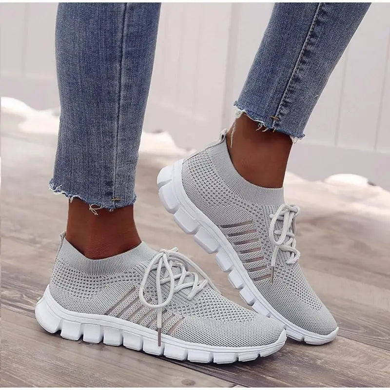 Spring Flat Women's Sneakers Casual Summer Light Mesh Breathable Sport Women Sneakers - ALLURELATION - 502, Athletic Sneakers, Beach Sneakers, Breathable Sneakers, Casual Sneakers, Elegant Sneakers, Sport Sneakers, Sport Women Sneakers, Strong Sneakers, Stylish Sneakers, Summer Sneakers, White Sneakers, Women Sneakers, Womens Sneakers - Stevvex.com