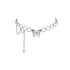 Sterling Butterfly Choker Necklace Hip Hop Link Chain For Women And Girls Vintage Style Female Gift Jewlery