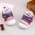 Striped baby toddler shoes non-slip soft bottom velcro - STEVVEX Baby - 7, baby, baby boys, baby footwear, baby girls, baby shoes, baby soft shoes, children shoes, footwear, infant shoes, kids shoes, toddlers shoes - Stevvex.com