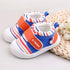 Striped baby toddler shoes non-slip soft bottom velcro - STEVVEX Baby - 7, baby, baby boys, baby footwear, baby girls, baby shoes, baby soft shoes, children shoes, footwear, infant shoes, kids shoes, toddlers shoes - Stevvex.com