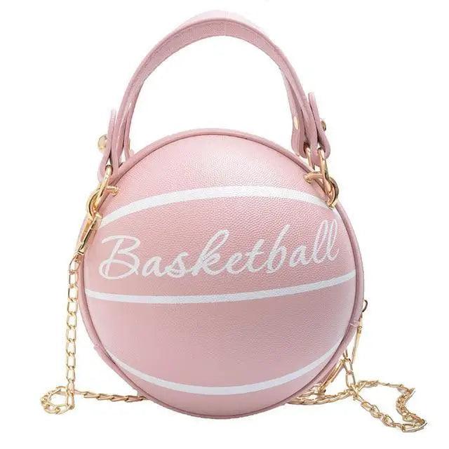 Stunning Ball Purses For Teenagers And Women Stylish Shoulder Bags Crossbody Chain Hand Bags Personalit Leather Pink