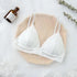 Stunning Hot Look Women’s Lace Bra No Steel Ring Beauty Back comfor Wrapped Chest Comfortable Daisy Brassiere Stretch