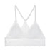 Stunning Women’s French Style Lace Bra Girls Triangle Cup Lingerie With Deep V Wireless Underwear Soft Thin Seamless