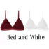 Stunning Women’s French Style Lace Bra Girls Triangle Cup Lingerie With Deep V Wireless Underwear Soft Thin Seamless