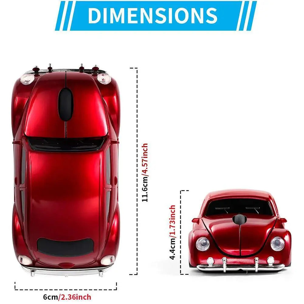 Stylish 2.4G Wireless Mouse Car Shape Computer USB Mice 1200DPI Office Mouse Unique 3D Sports Car Design Gamer Mouse