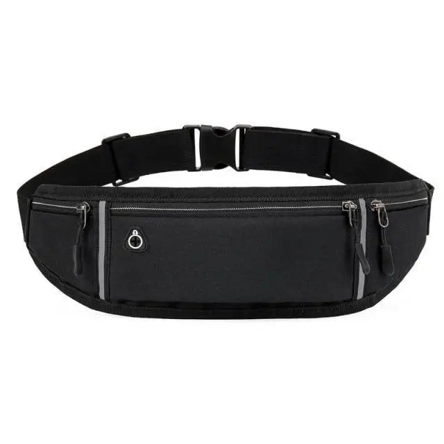 Stylish Design Unisex Waterproof Money Belt Bag Elegant Waist Pack Bag for Hiking Fitness Cycling Workout Gym