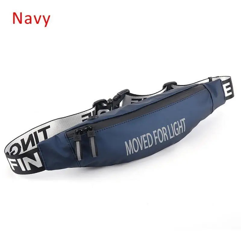 Stylish Design Unisex Waterproof Money Belt Bag Elegant Waist Pack Bag for Hiking Fitness Cycling Workout Gym