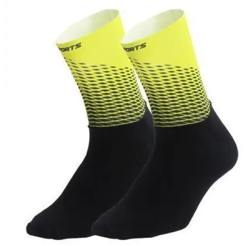 Stylish Fabric Cycling Socks Compression Anti Slip Breathable Sport Socks For Men And Women Functional Sports Athletics