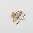 Stylish Geometric Hair Claw For Women Classic Design Metal Claw Clips Hollow Non - slip Hair Catch Jaw Clamp for Women