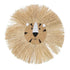 Stylish Interior Hand Woven Cartoon Lion Hanging Decorations Cotton Thread Weaving Animal Head Ornament Children room