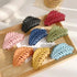 Stylish Large Leaf Non Slip Matte Hair Claw Clips Barrettes Trendy Women’s Fashion Strong Hold Claw Clips Leaf Shape